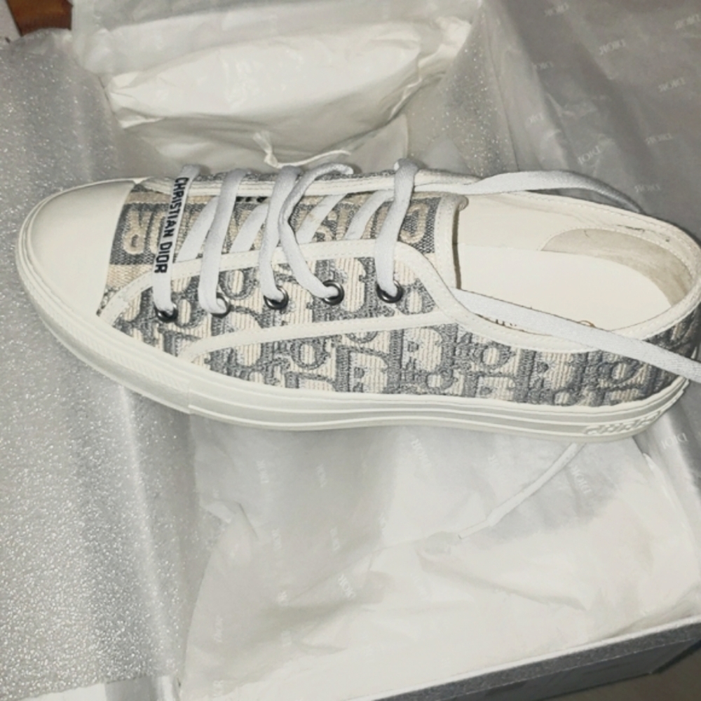 Grey Christian Dior "Walk In Dior " Sneakers